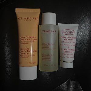 CLARINS 3 PIECE SKINCARE